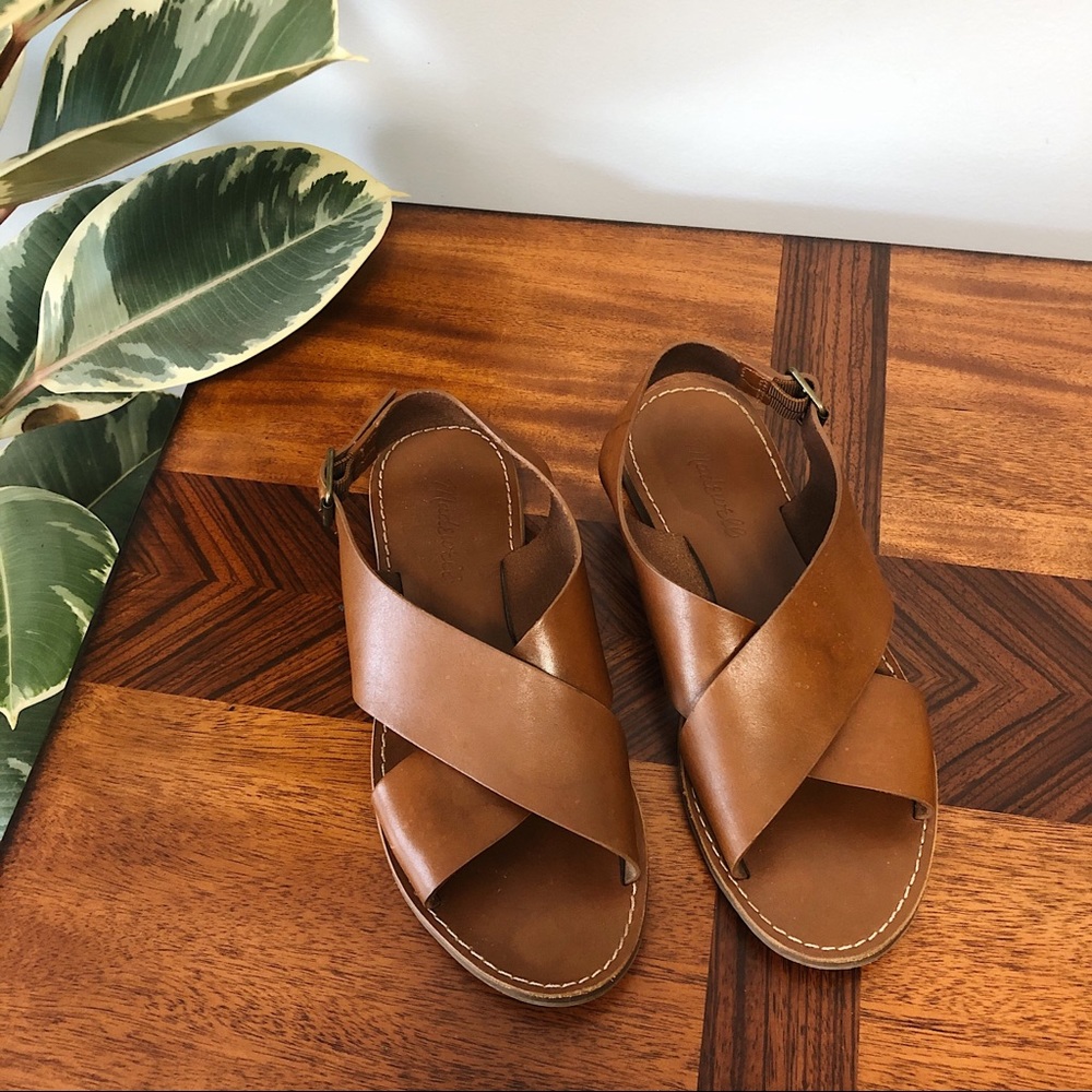 Madewell The Boardwalk Crossover Sandal